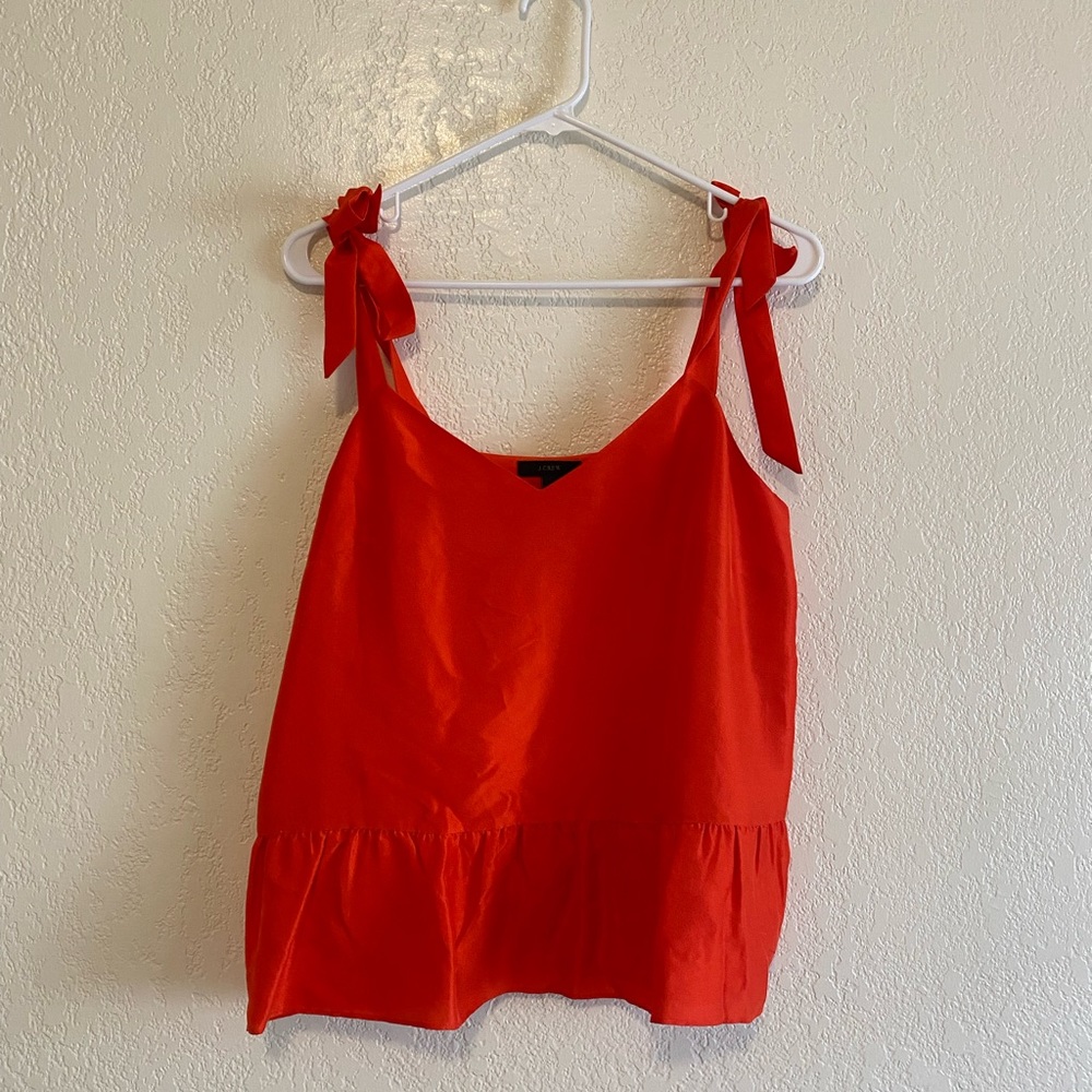 J Crew red top